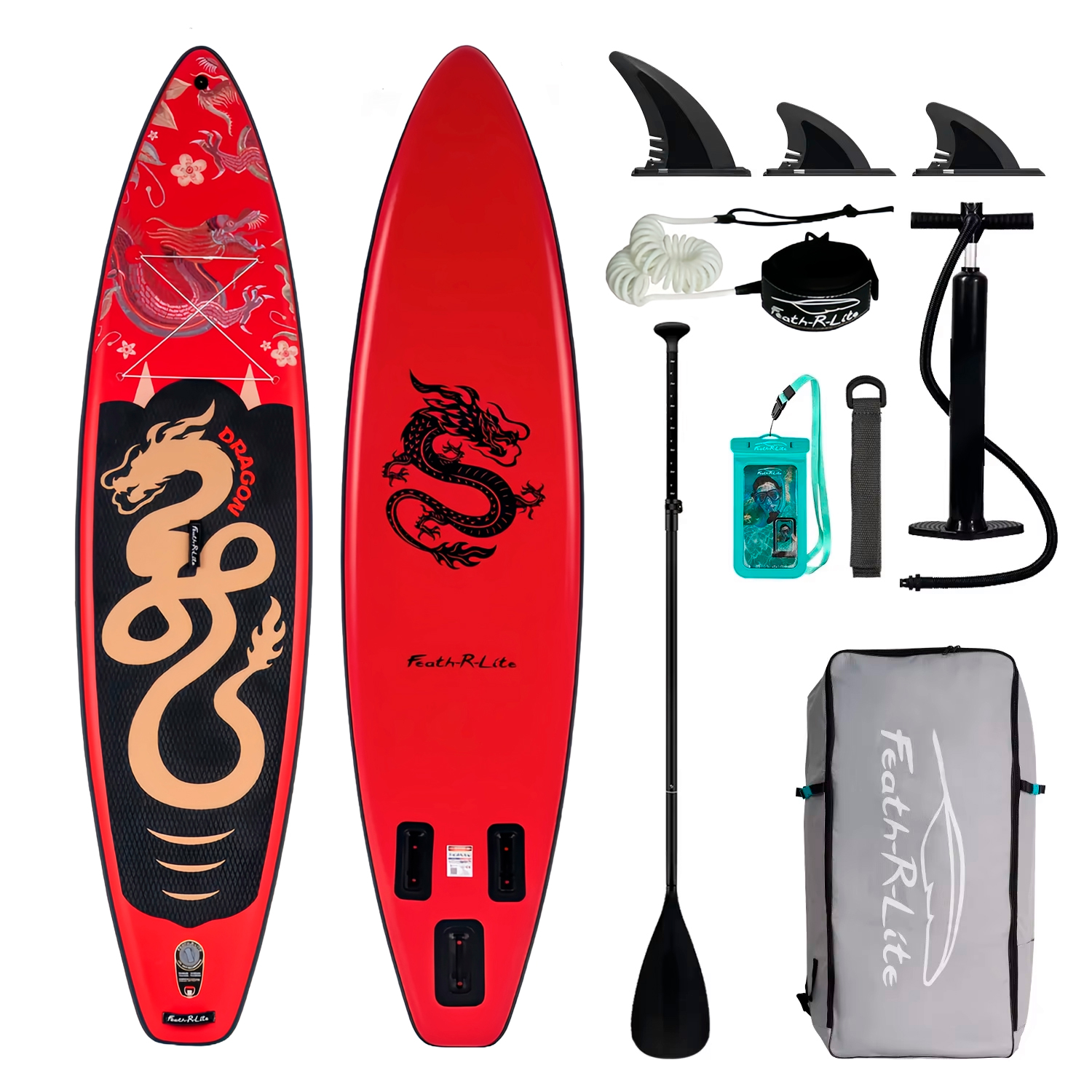 Купить Feath-R-Lite Red Dragon Inflatable SUP Board 350*84*15 (SUPFR17S)