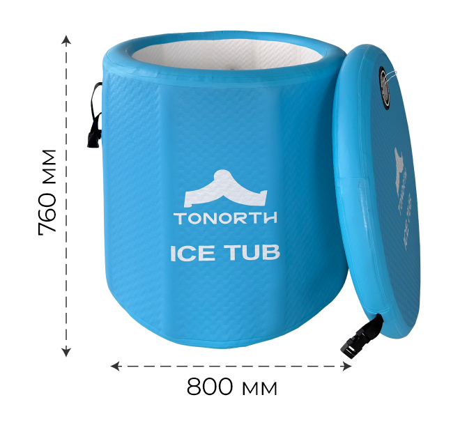 Купить Tonorth Inflatable Ice Tub 80x76x32 230L (TS-LCP01) Blue