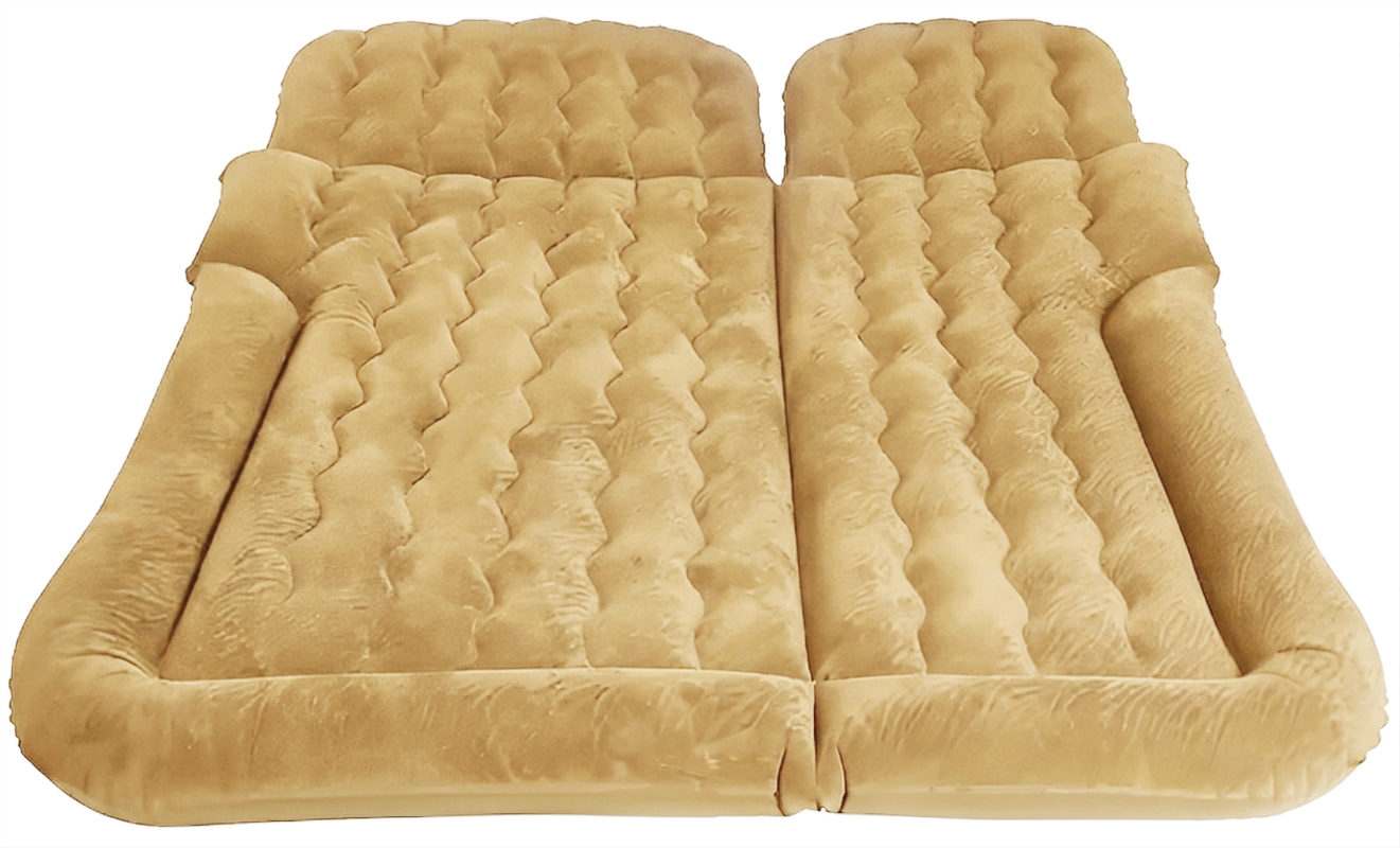 Купить CARCAM Inflatable Auto Airbed, Two Pillows, Auto Air Pump, Repair Kit, 175x155 cm. (CCMTE134) Brown