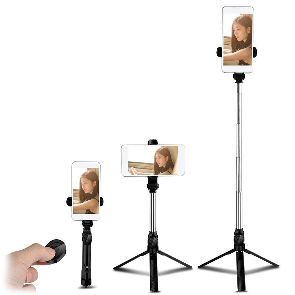 Купить Selfie Stick Tripod Bluetooth XT-10 Pink