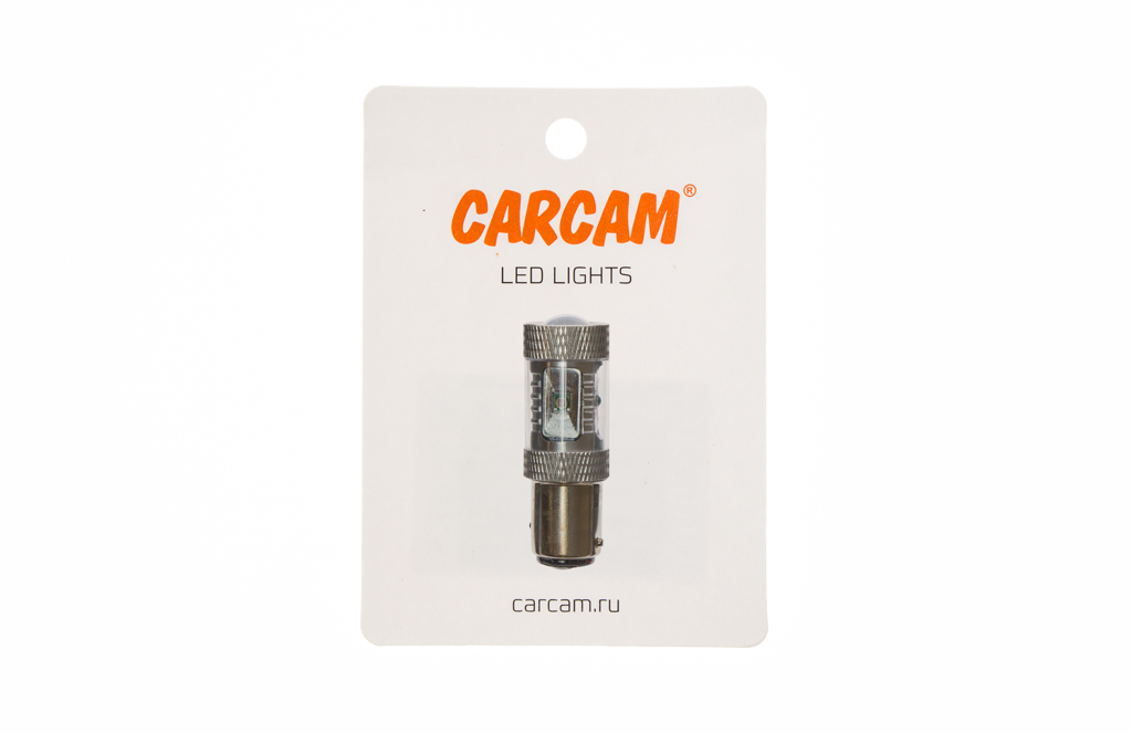 Купить CARCAM PY21/5W-1157-30W красный свет