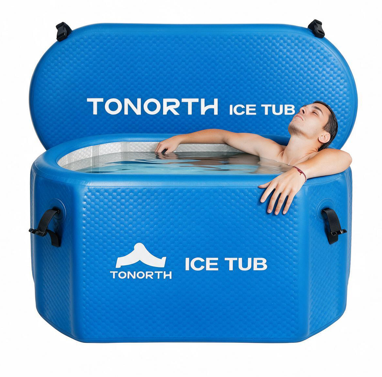 Купить Tonorth Inflatable Ice Tub 136x76x62cm 460L (TS-LCP02) Blue