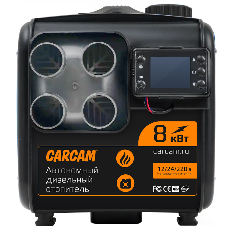 Купить CARCAM Diezel Heater 8KW 12/24/220 Aluminum 4 Hole (ССDHA14)