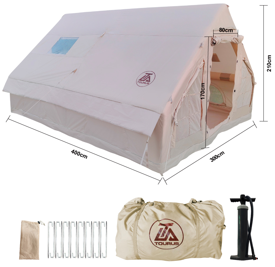 Купить Tourus Inflatable Camping Tent 400×300×210cm Beige TS-IT08