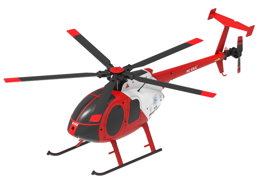 Купить RC ERA C189 MD500 Gyro Stabilized Helicopter Red/White 