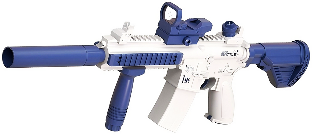 M416 Electric Water Gun (CY012) White-Blue