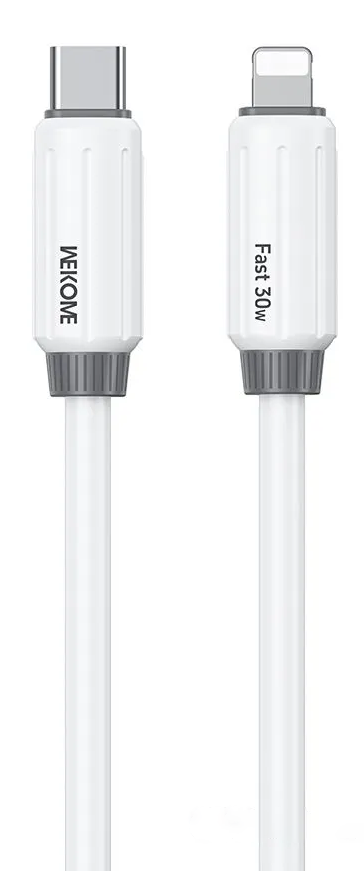 Купить Wekome Fast Data Cable Type-C to Lighting 30W (WDC-29) White
