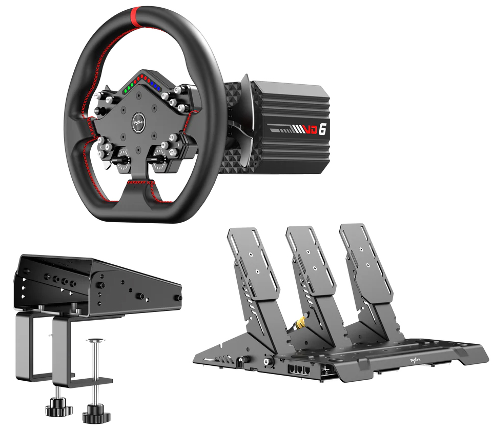 Купить PXN VD6+WDS R2+PDHM III+Z9 Gaming Steering Wheel Bundle
