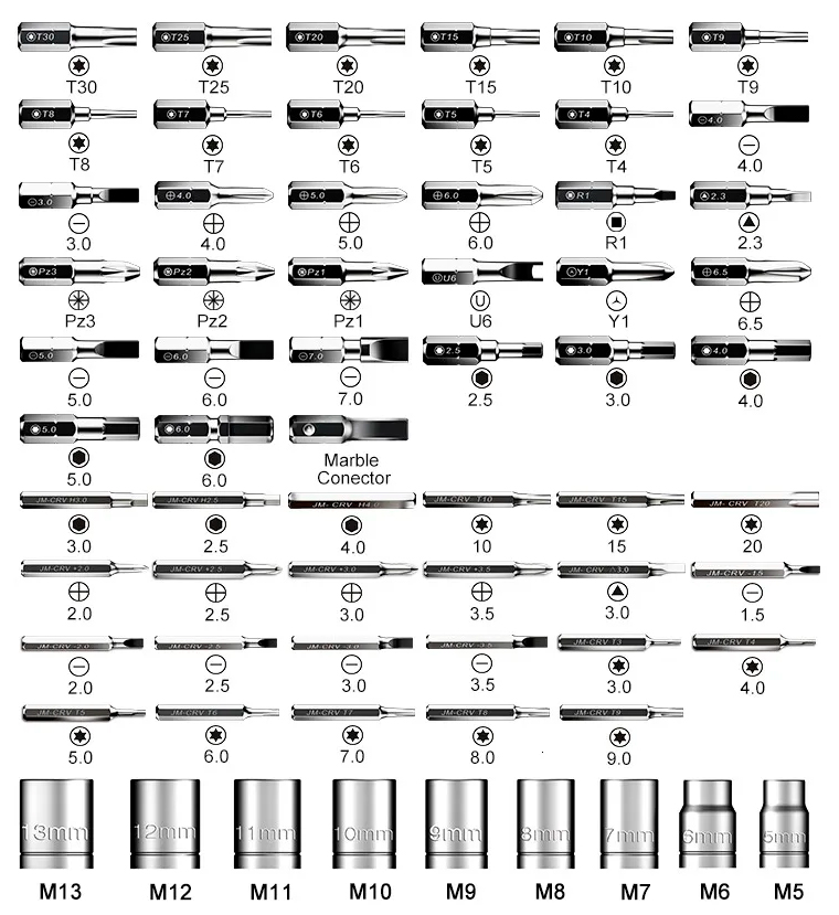 Купить JAKEMY Screwdriver Toolkit 69 In 1 (JM-6111)