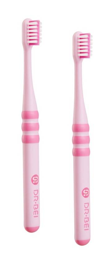 Xiaomi Dr. Bei Toothbrush (2 шт) - Pink Купить Xiaomi Dr. Bei Toothbrush (2 шт) - Pink