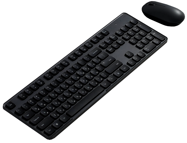 Купить Xiaomi Wireless Keyboard and Mouse Set 3 (WXJS03YM) Space Black