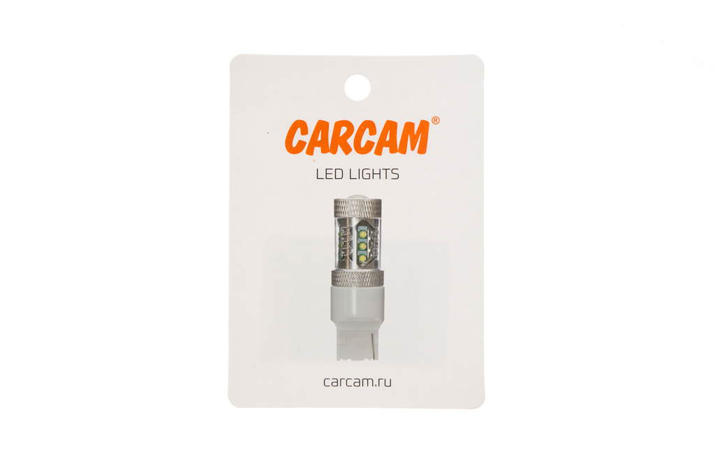 Купить CARCAM W21W-7440-80W белый свет