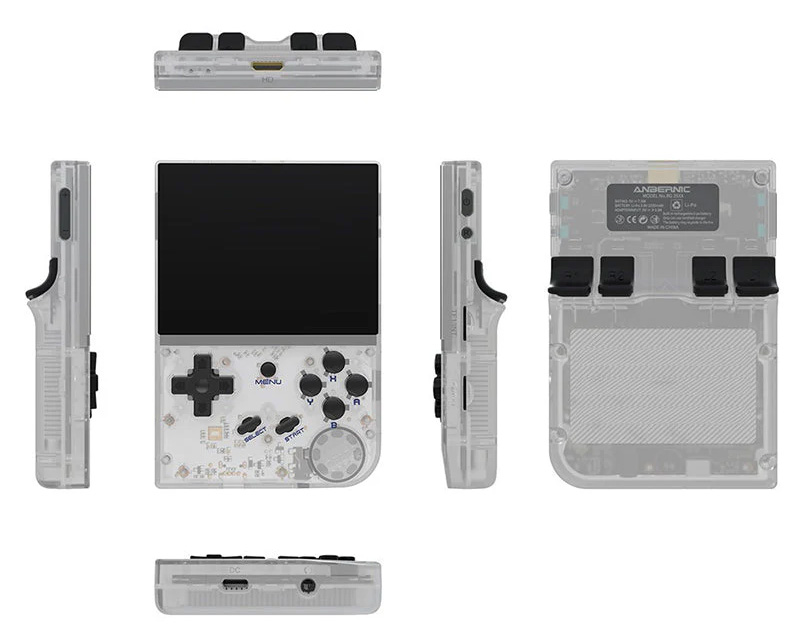 Купить Anbernic Portable Game Console RG35XX 2024 Transparent White
