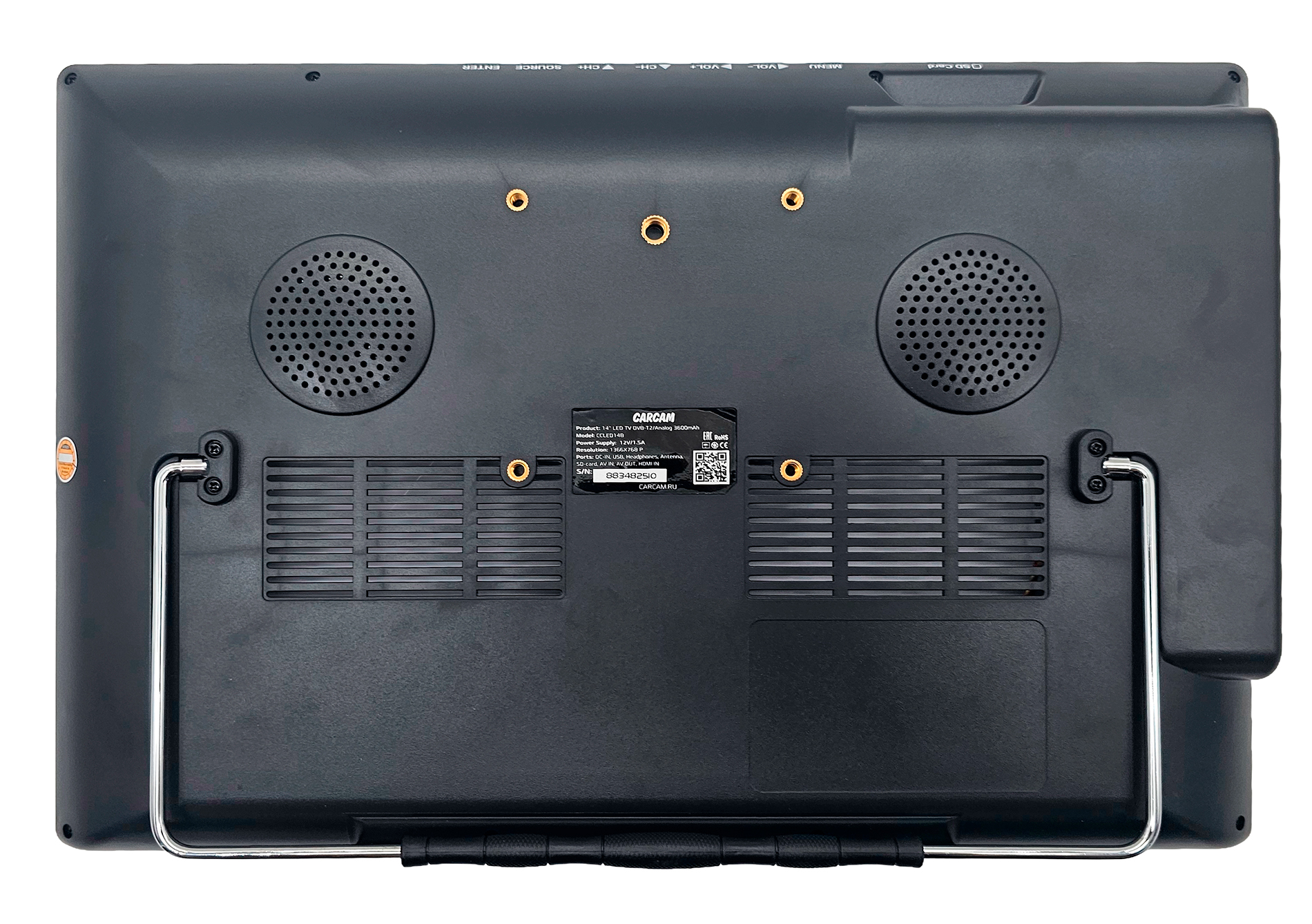 Купить CARCAM 14" LED TV DVB-T2/Analog 3600 mAh (CCLED14B)