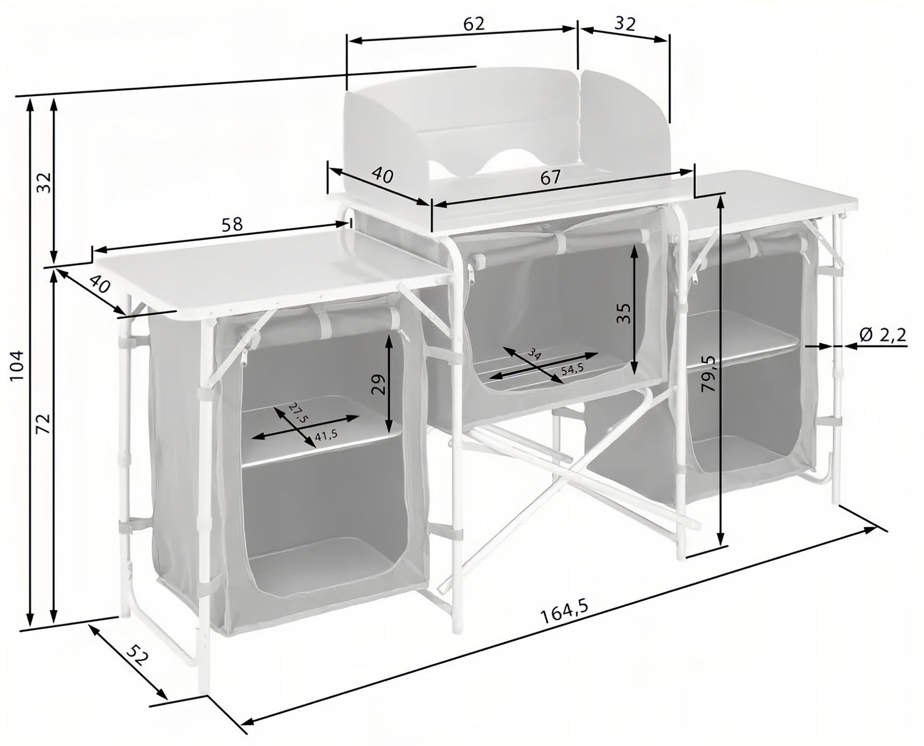 Купить Berger Alu Camping Kitchen XL (730190)