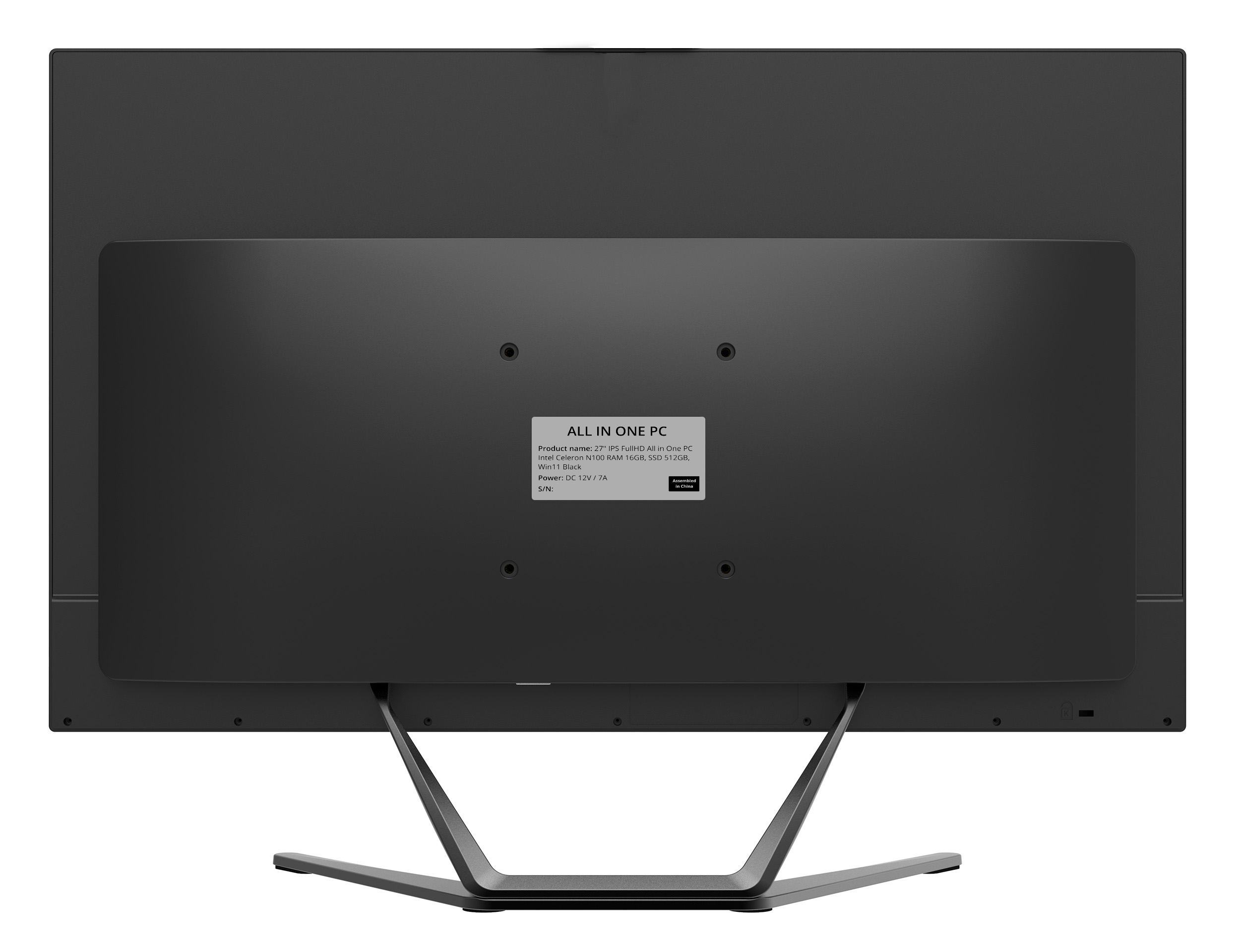 Купить 27" IPS FullHD All in One PC Intel Celeron N100 RAM 16GB, SSD 512GB, Win11 Black