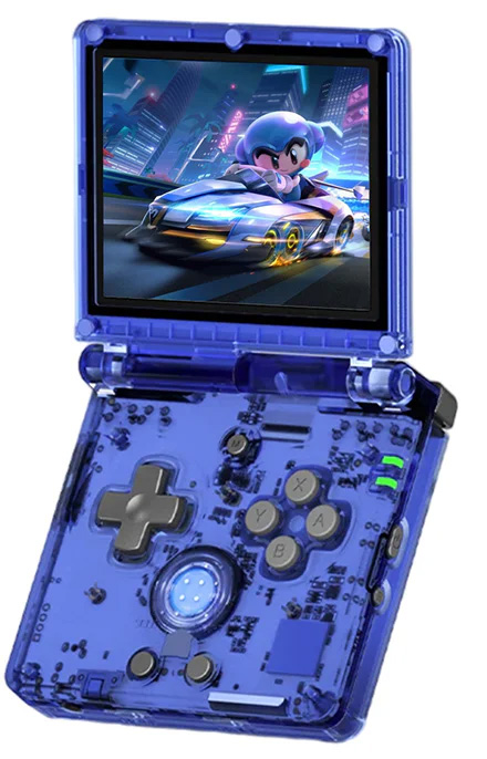 Купить Anbernic Portable Game Console RG35XXSP Blue Transparent