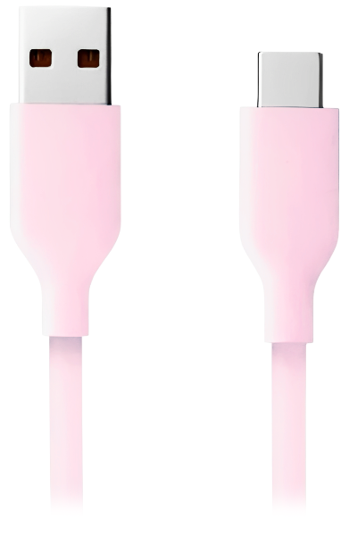 Купить Xiaomi 6A Skin-friendly Silicone Fast Charging Data Cable, 2м (A to C) Purple
