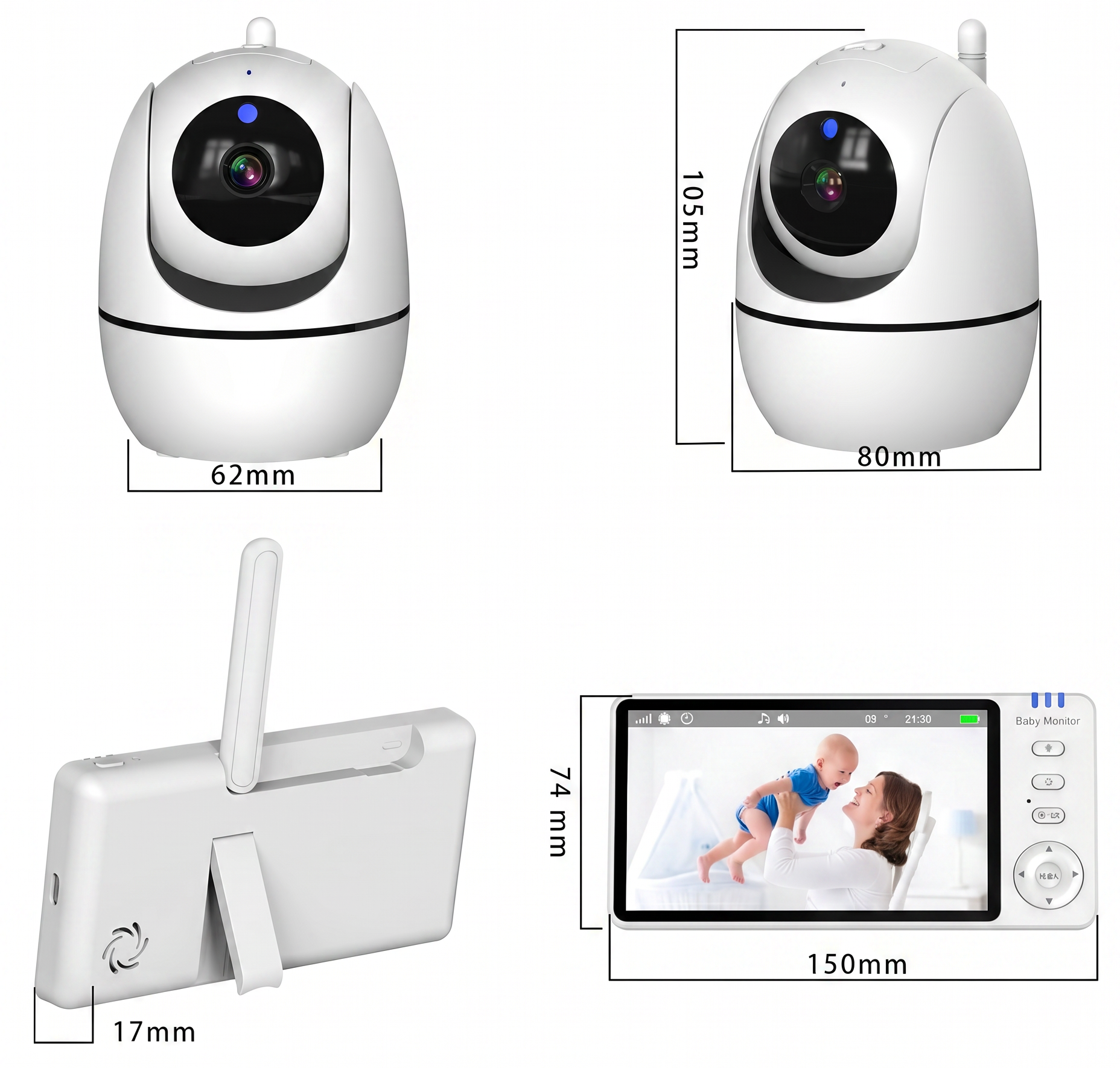 Купить CARCAM Wireless Baby Monitor PTZ Camera (BMC501)
