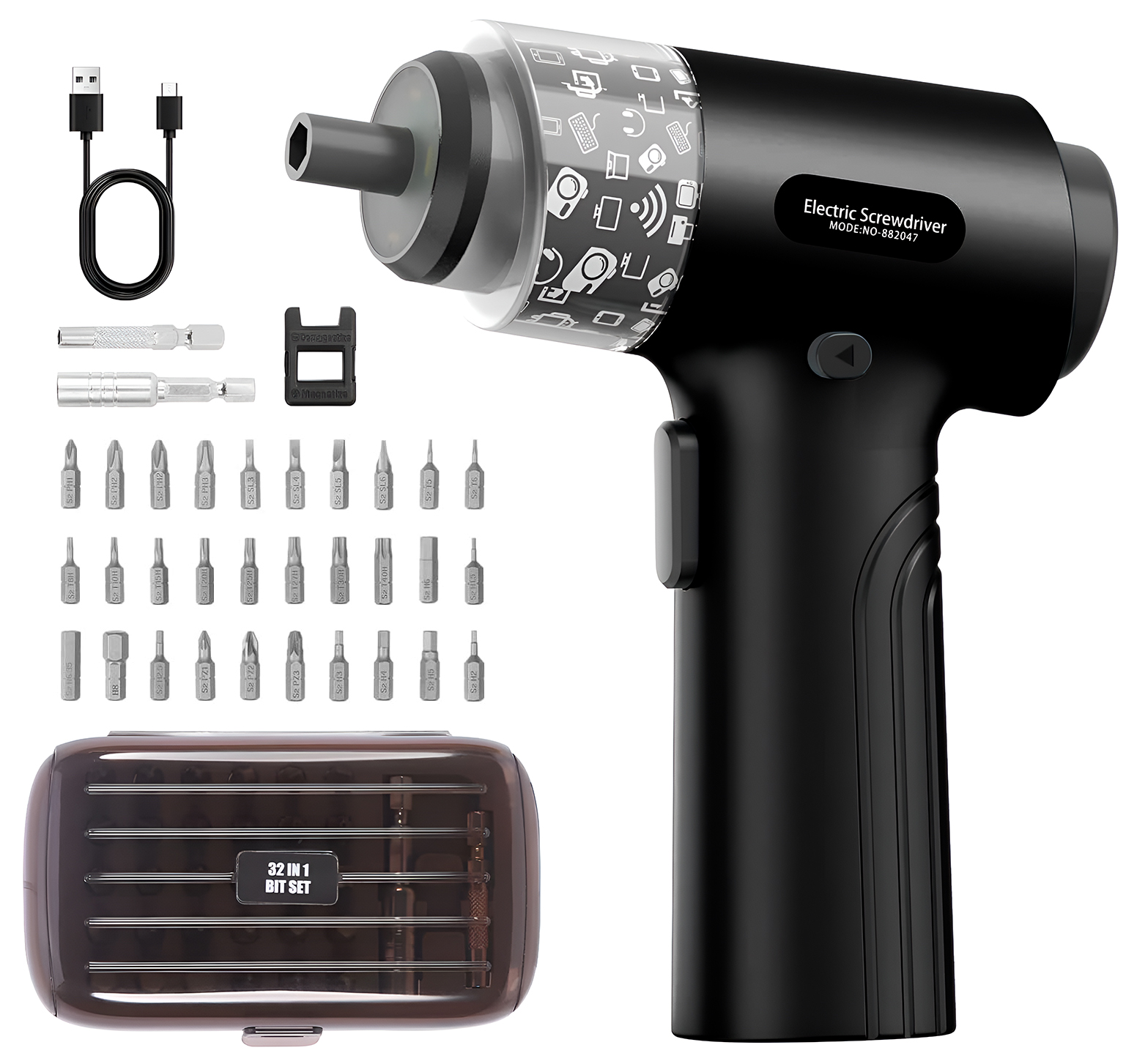 Купить Xiaomi Cordless Electric Screwdriver Set 35in1 (XM882047) Black