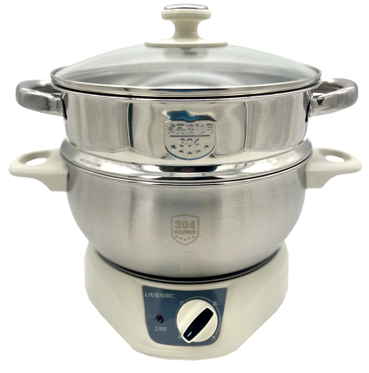 Купить Xiaomi Liven Split Electric Hot Pot 1000W (DHG-200Z) Milky White