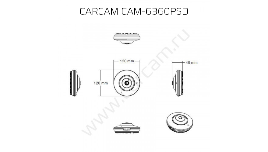 Купить CARCAM CAM-6360PSD