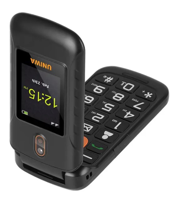 Купить UNIWA V909T Flip Phone Gray