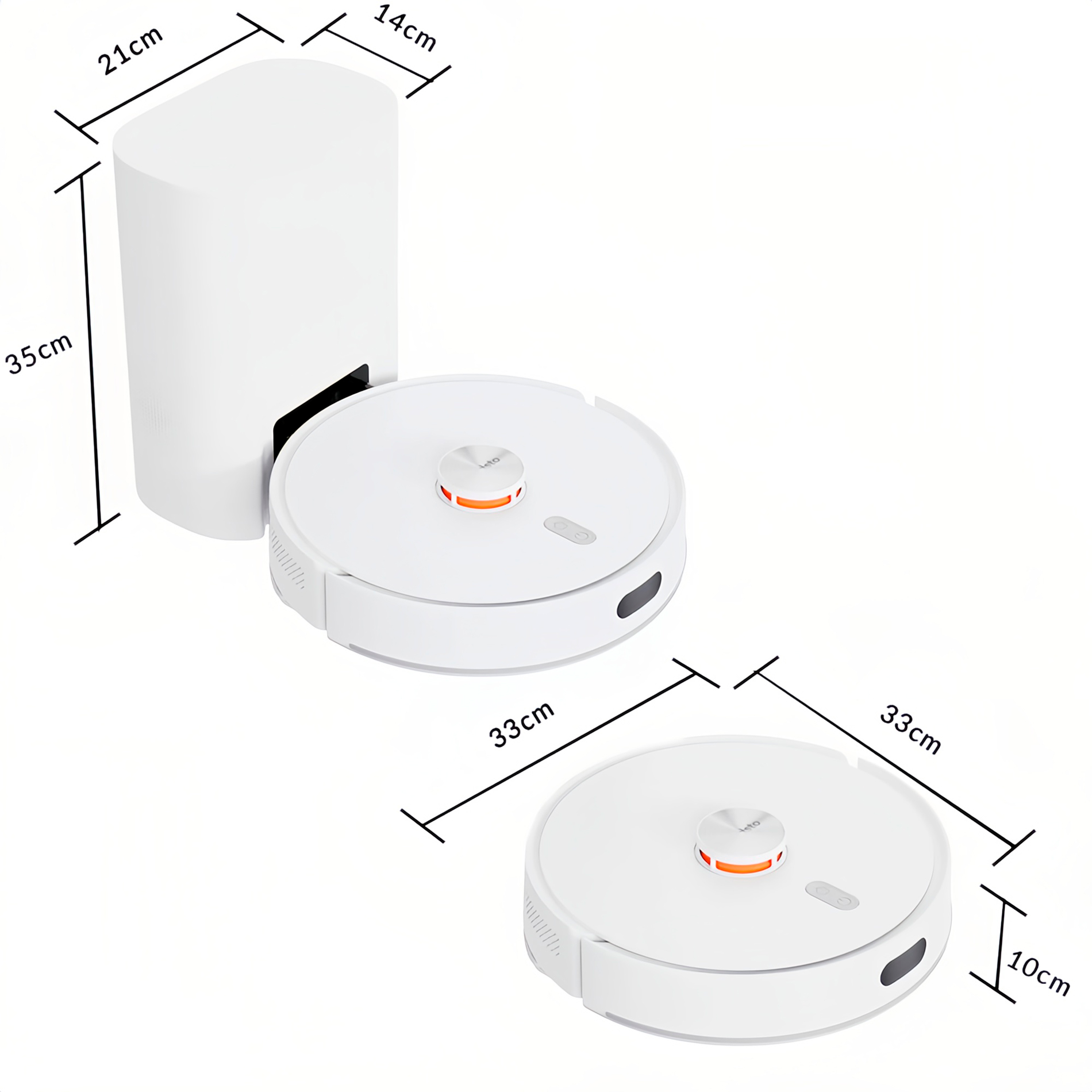 Купить Xiaomi Lydsto Sweeping and Mopping Robot R1 Edge (YM-R6-W03) White