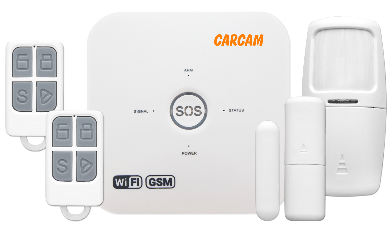 Купить CARCAM Tuya GSM+WiFi Alarm Kit 10GDT