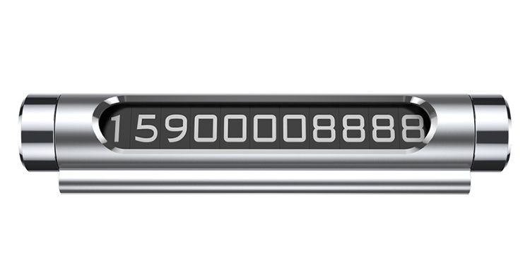 Купить Автовизитка Baseus ACNUM-0S Temporary Parking, silver