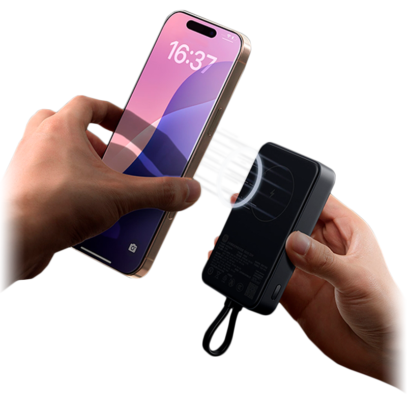 Купить Xiaomi Magnetic Power Bank with Built in Cable 10000mAh 33W (WPB1007MI) Dark Grey