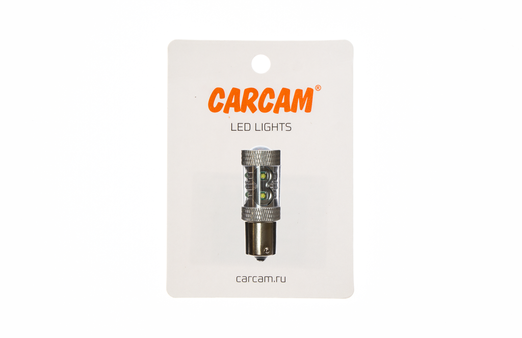 Купить CARCAM P21W-1156-50W белый свет
