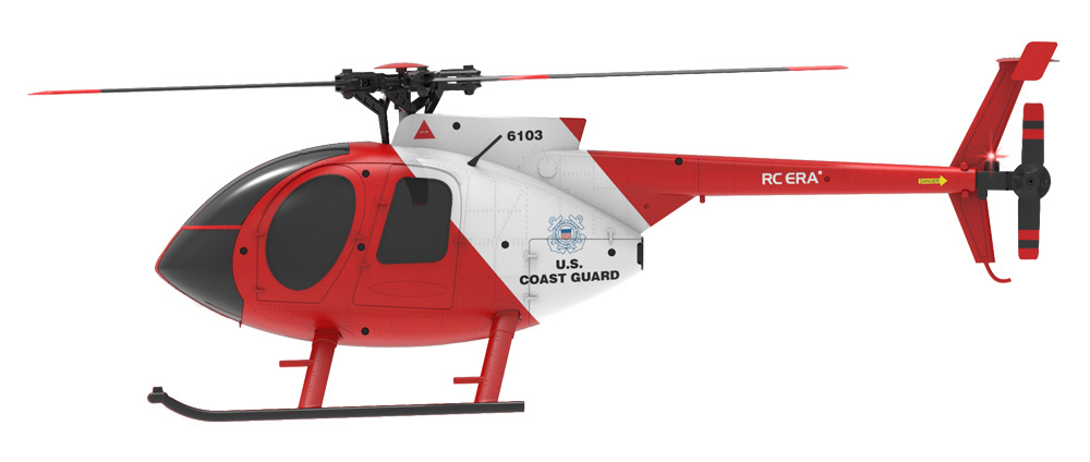Купить RC ERA C189 MD500 Gyro Stabilized Helicopter Red/White 