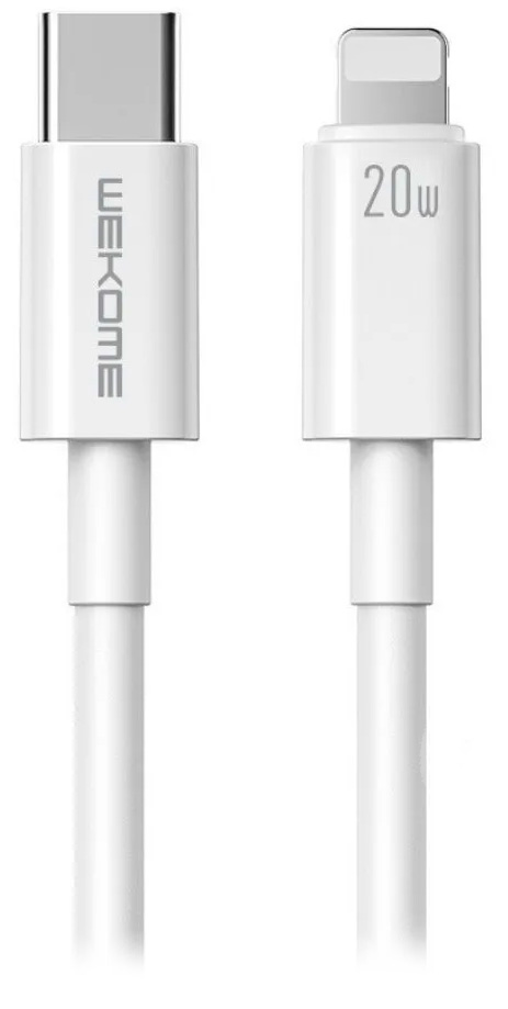 Купить Wekome Origin Series Fast Data Cable Type-C to Lighting 1m 20W (WDC-168) White