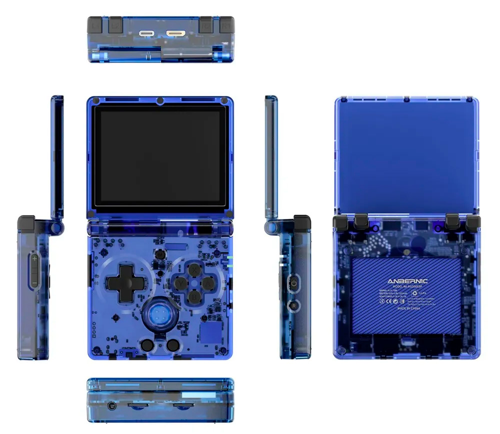 Купить Anbernic Portable Game Console RG35XXSP Blue Transparent