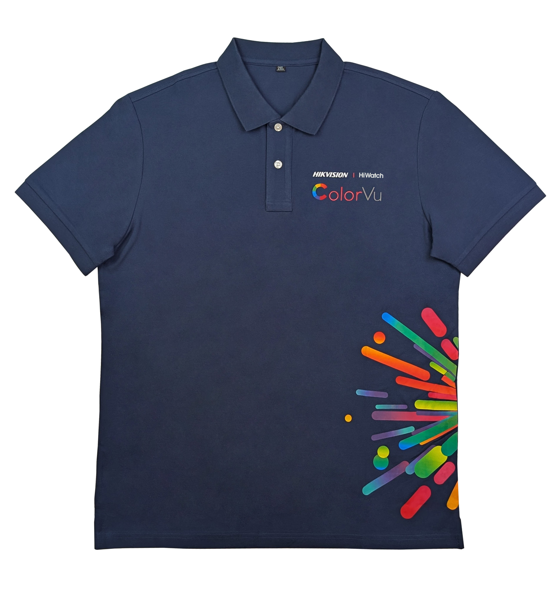Купить Hikvision/Hiwatch Рубашка поло синяя ColorVu XXL