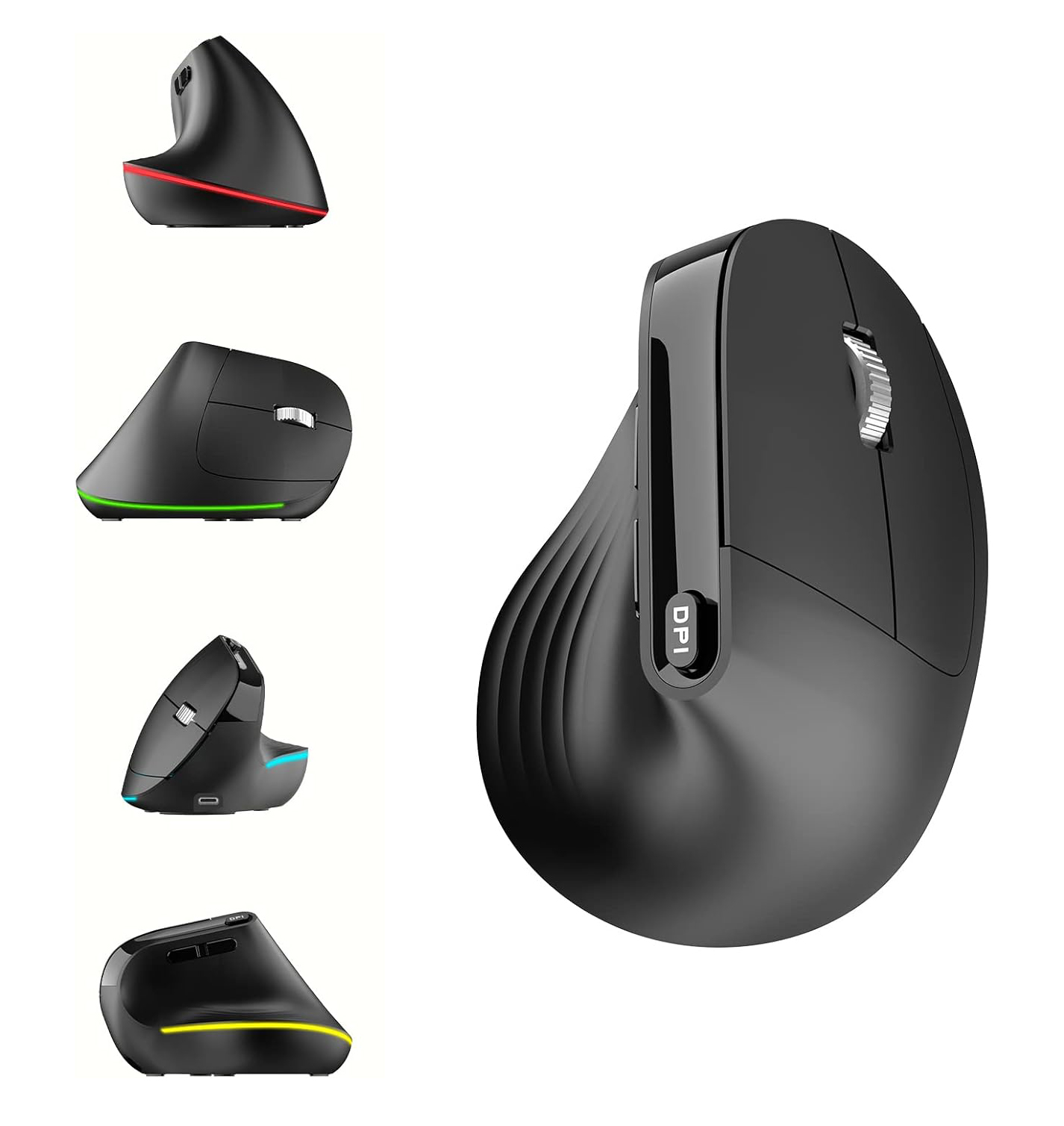 Купить PINKCAT LED Wireless Vertical Mouse (M012) Black 
