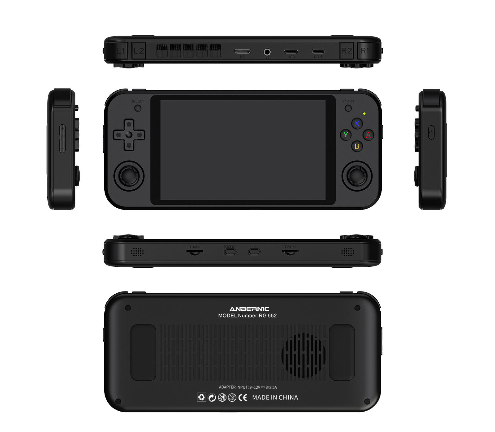 Купить Anbernic Portable Game Console RG552 Black