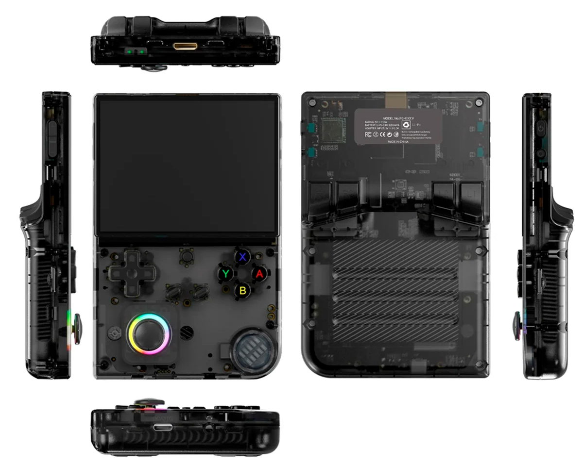 Купить Anbernic Portable Game Console RG40XXV Transparent Black