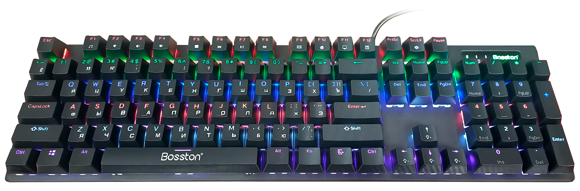 Купить Bosston Mechanical Keyboard MK933 Black