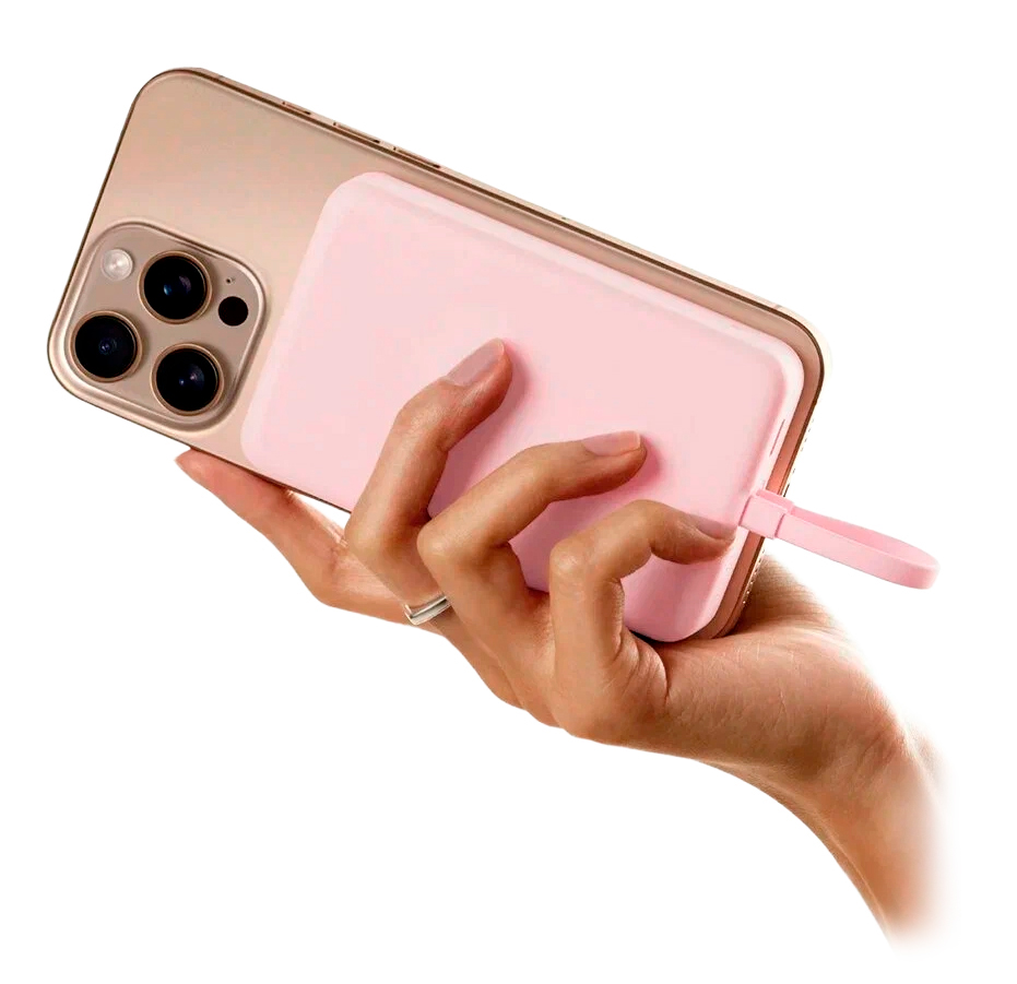 Купить Xiaomi Magnetic Power Bank with Built in Cable 10000mAh 33W (WPB1007MI) Pink