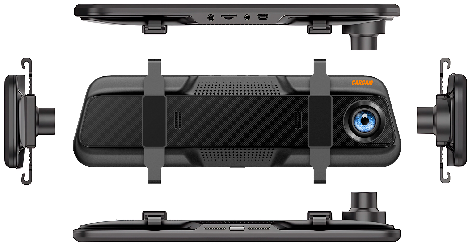 Купить CARCAM 4K+FHD WiFi GPS Mirror Dash Cam Z8 Pro