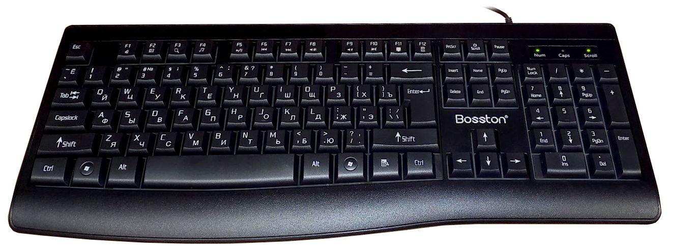 Купить Bosston Wired Office Keyboard X18 Black