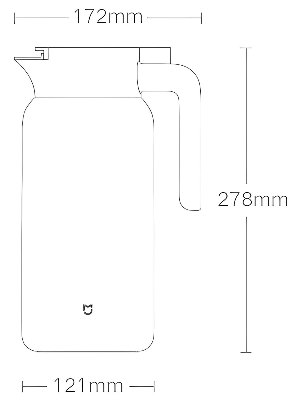 Купить Xiaomi Mijia Thermos Kettle 2L (MJBWH02PL) White