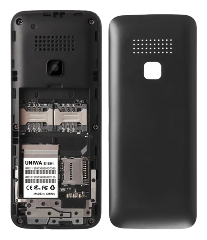 Купить UNIWA E1801 Dual SIM Black
