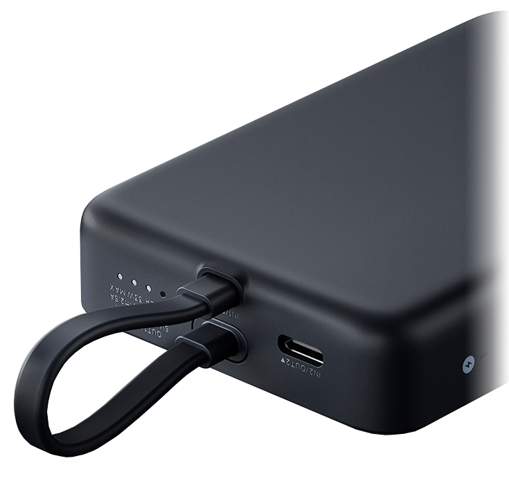 Купить Xiaomi Magnetic Power Bank with Built in Cable 10000mAh 33W (WPB1007MI) Dark Grey