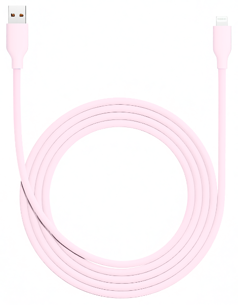 Купить Xiaomi 6A Skin-friendly Silicone Fast Charging Data Cable, 2м (A to C) Purple