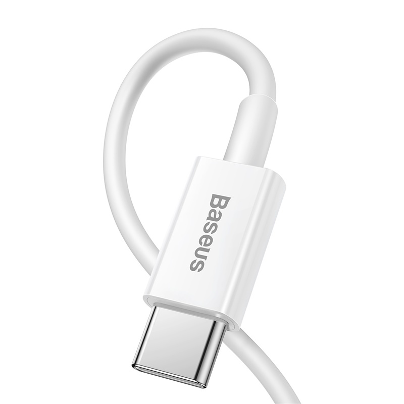Купить Baseus Superior Series Fast Charging, Type-C - Lightning, 20W, 1 м, White (CATLYS-A02)