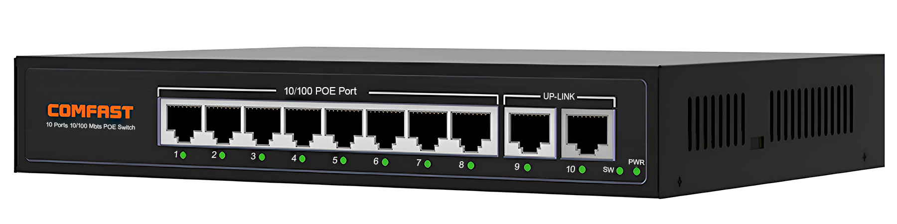 Купить COMFAST 10 Ports POE Switch 100Mbps (CF-SF181P V2)