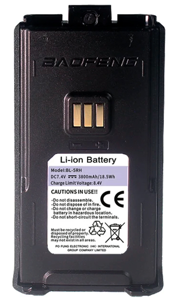 Купить Аккумулятор BL-5RH 3800mah для Baofeng UV-5RH